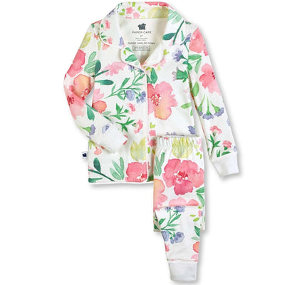 Floral Pima Cotton Pajamas Set