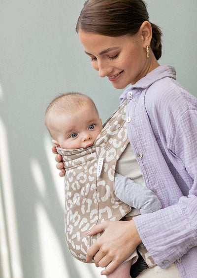 Earth Leopard Print Organic Cotton Baby Carrier