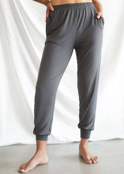 Butter Modal Joggers - Charcoal