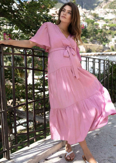 Cara Pink Maxi Dress