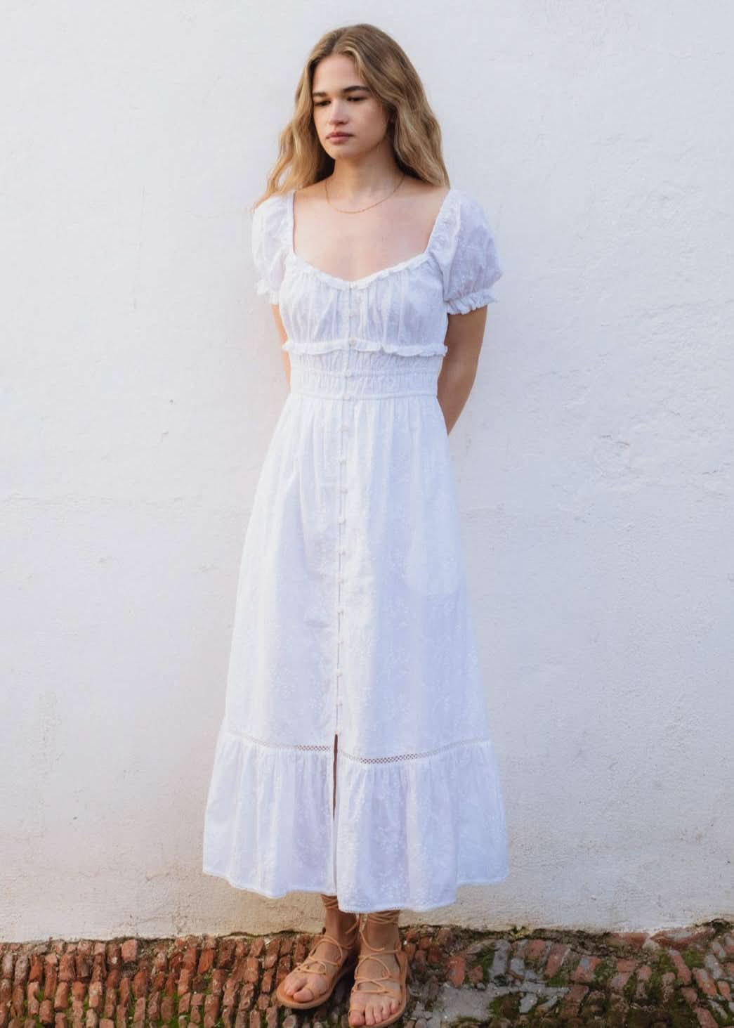 white christmas dresses Tiered Cotton Maxi Dress for Tall Women – Liv Tall
