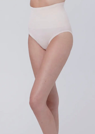 Recovery Compression Briefs in Pale Pink designed for post-workout support