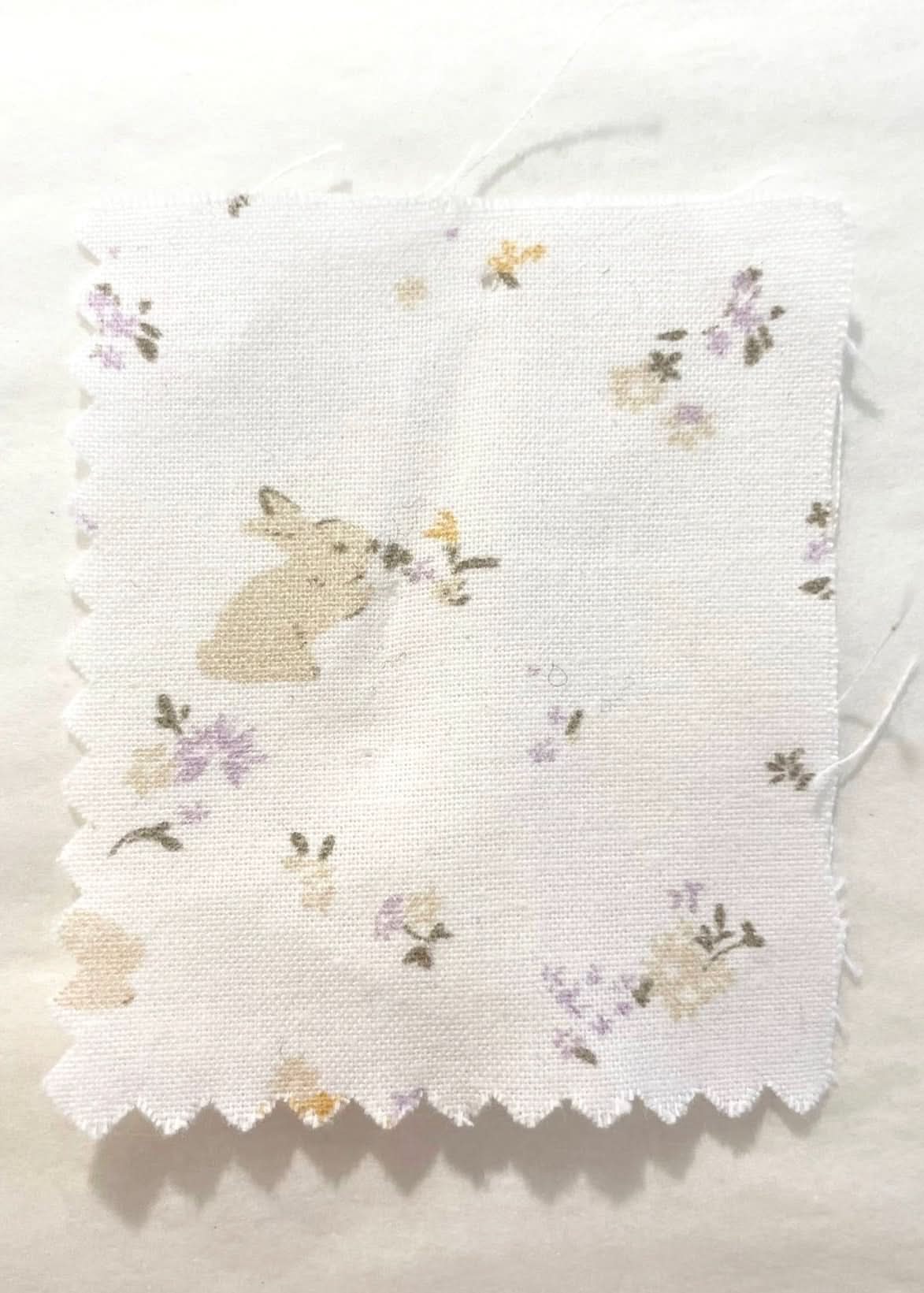 Kids Bunny Floral Pajamas Set featuring a vintage blouse and balloon trousers in organic cotton.