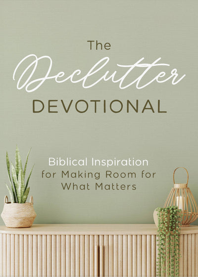 The Declutter Devotional cover with inspirational quotes