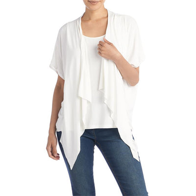 Abby Cardigan + Tank Set: Ivory, a cozy and stylish ensemble for everyday wear