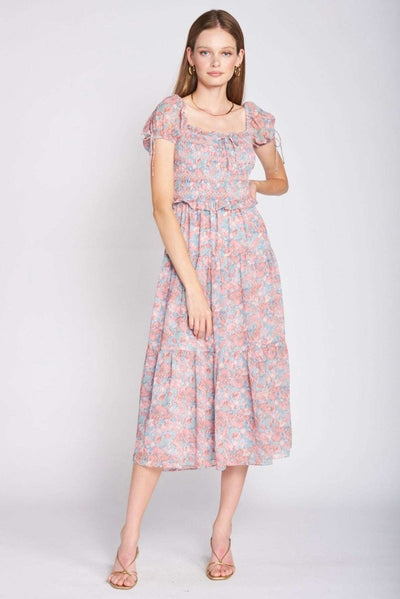 Adelina Smocked Dress - LIV & Company
