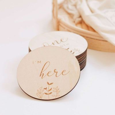Baby Monthly Milestone Cards (floral) - LIV & Company