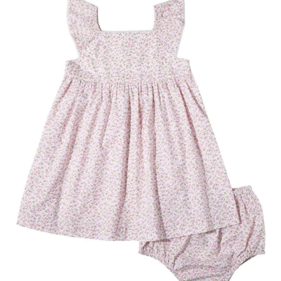 Baby Pink Floral Dress Set - LIV & Company