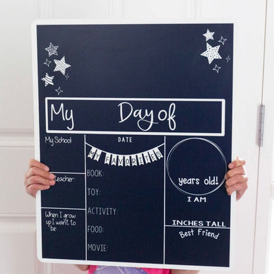 Back to School Erasable Board + White Marker - LIV & Company