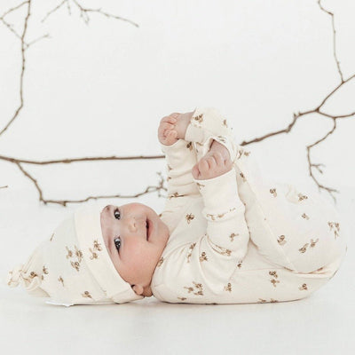 Bee Luxe Zip Romper + Beanie - LIV & Company