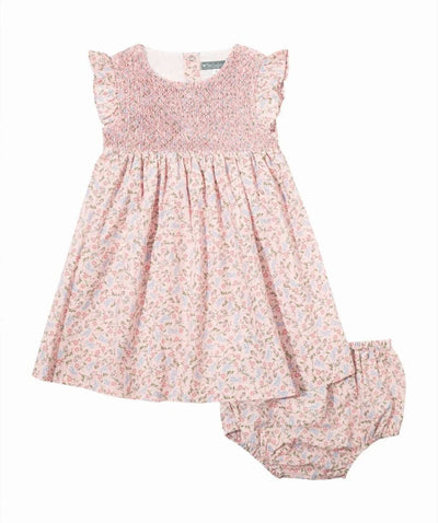 Blush Smocked Dress Set - LIV & Company