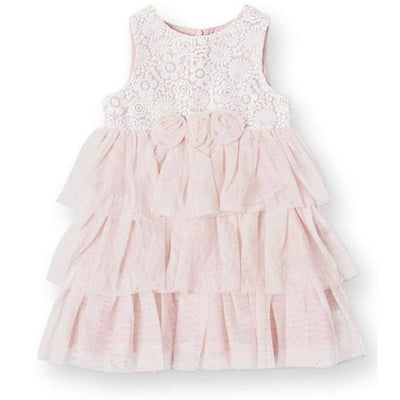 Blush Tulle Lace Dress - LIV & Company