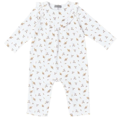 Floral Bib Jersey Romper - LIV & Company