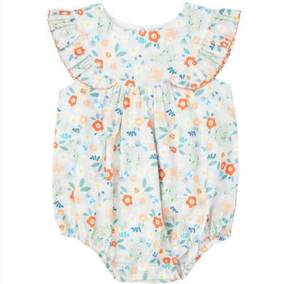Floral Ruffle Romper - LIV & Company