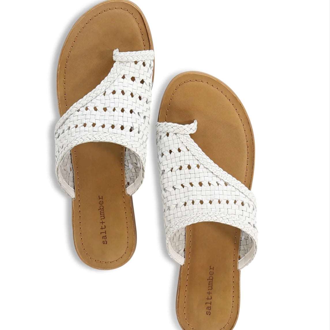 Athena Salt + Umber Sandals By Salt + Umber in White Size 9 | Crochet shoes,  Womens slippers, Sandals