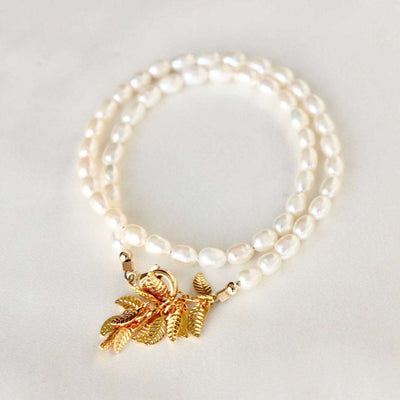 Celeste Rice Pearl Bracelet