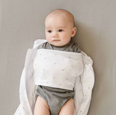 Dream Weighted Swaddle-Grey Stars (0-6M)
