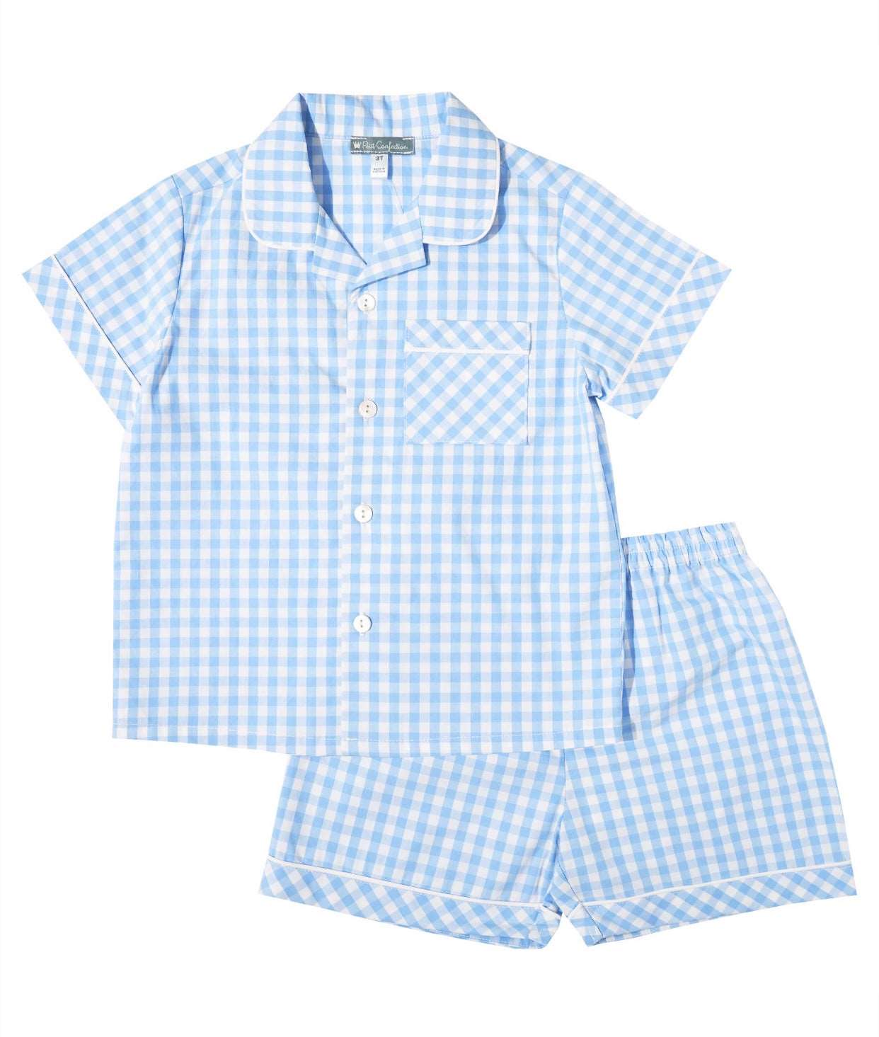 Baby best sale gingham pyjamas