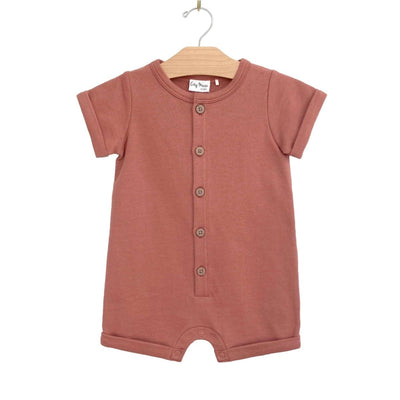 Jersey Button Front Romper - LIV & Company