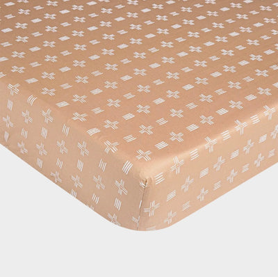 Kendi Crib Sheet (Copper Dash) - LIV & Company