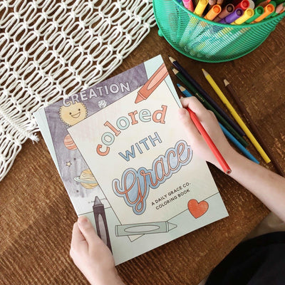 Kids Coloring Book: Colored With Grace - LIV & Company