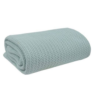 Organic Cotton Blanket - Sage - LIV & Company