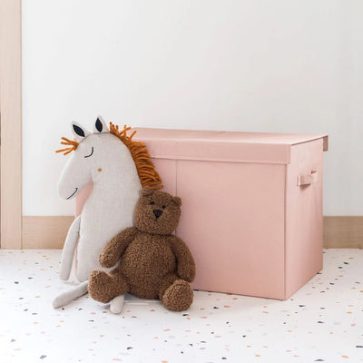 Recycled Fabric Folding Chest: Clay - LIV & Company