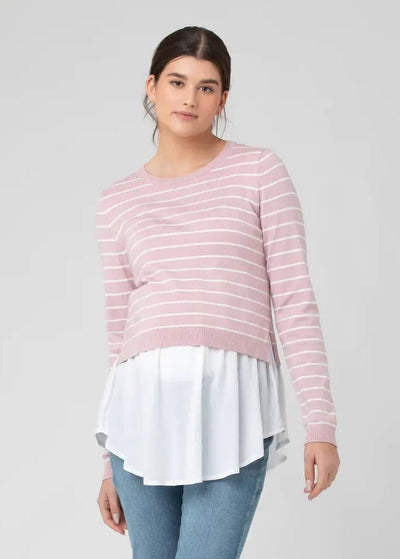 Sia Nursing Knit: Dusty Pink - LIV & Company