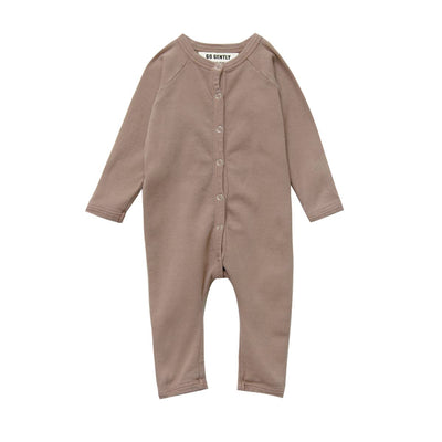 Snap Down Romper: Latte - LIV & Company
