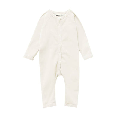 Snap Down Romper: Natural - LIV & Company