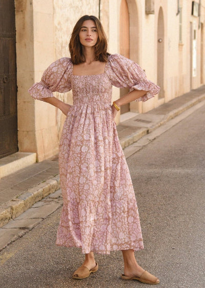 The Amara Dress: Guava - LIV & Company