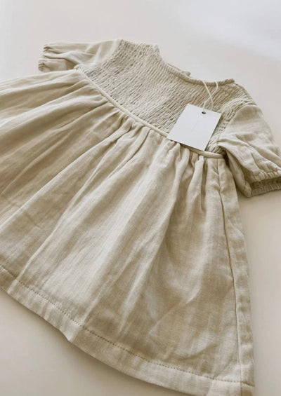 Vienna Dress - Natural - LIV & Company