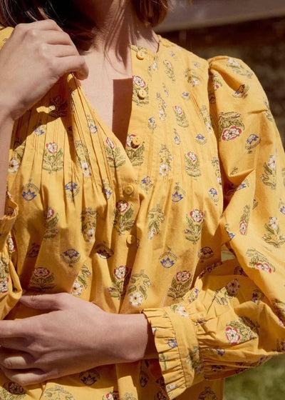 Yellow Kitty Blouse - LIV & Company