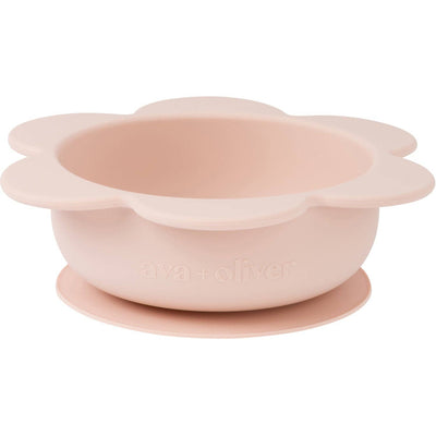 Handcrafted ceramic flower bowl in vibrant guava color, perfect for holding fresh blooms