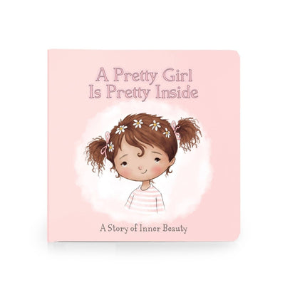 A Pretty Girl Board Book - Brown Hair - LIV & Company