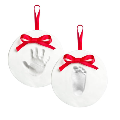 Babyprints Holiday Hanging Keepsake Ornament, Set of 2 - LIV & Company