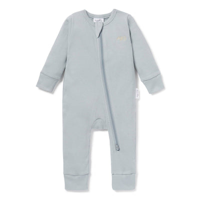 Blue Fog Zip Romper - LIV & Company
