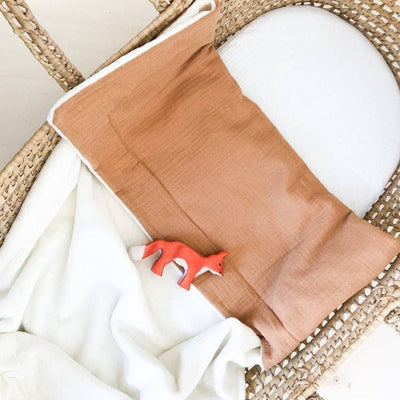 Caramel Gauze/Fleece Blanket - LIV & Company