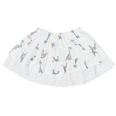 Eiffel Tower Eyelet Skirt - LIV & Company