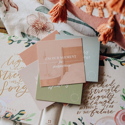 Encouragement for Postpartum Verse Card Set - LIV & Company