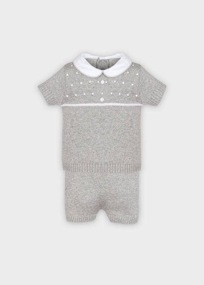 Grey Knit Baby Set - LIV & Company
