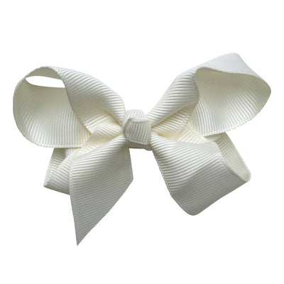 Grosgrain Hair Clip - Ivory - LIV & Company