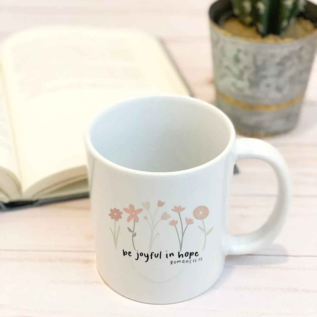 be joyful in hope Mug – LIV & Company