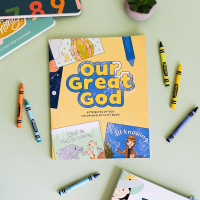 Kids Coloring Book: Our Great God - LIV & Company