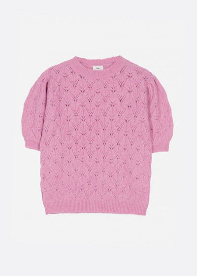 Ledika Short - Sleeve Sweater: Pink - LIV & Company