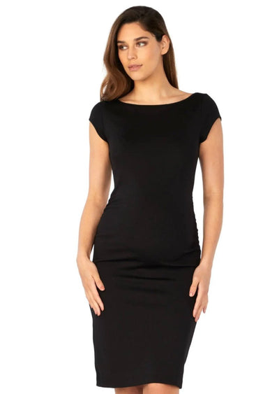 Leo Cap Sleeve Maternity Dress - LIV & Company
