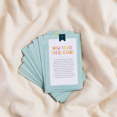 Life of Jesus Kids Cards Set - LIV & Company