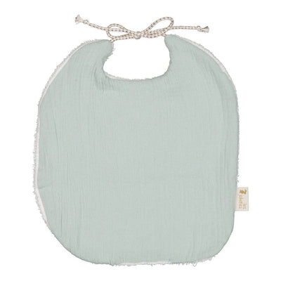 Light Sage Double Gauze Bib - LIV & Company