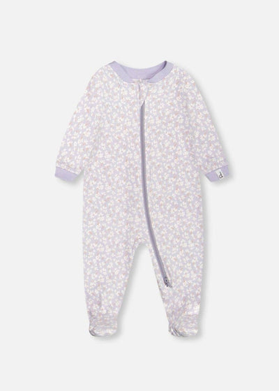 Lilac Printed Organic Cotton Pajamas - LIV & Company