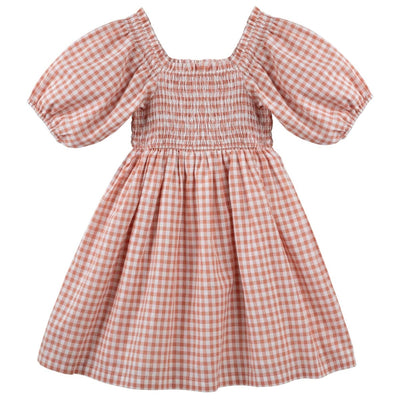 Lily Smocked Gingham Dress - LIV & Company
